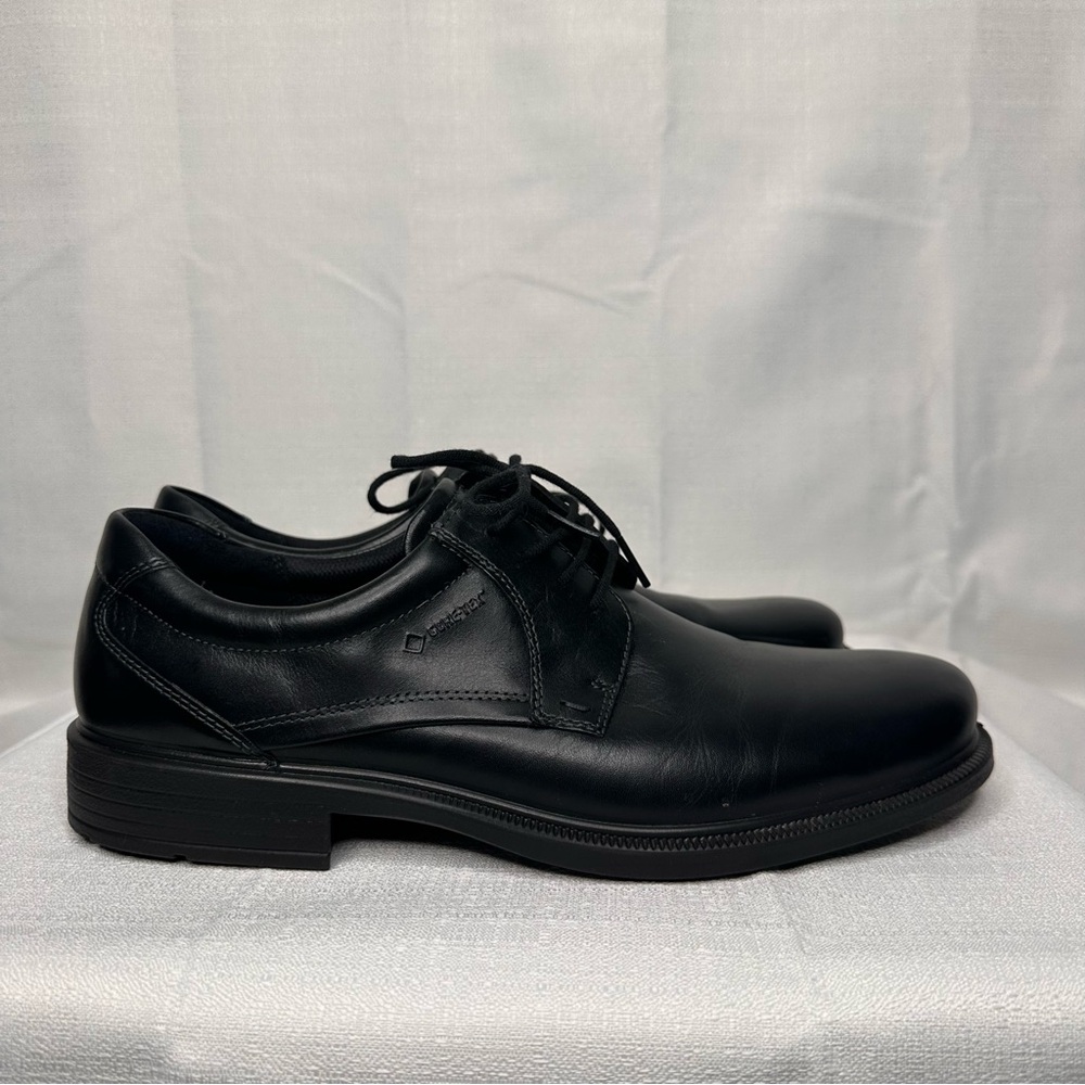 Ecco Dublin plain toe tie GTX gore-tex neutral office business career minimalism